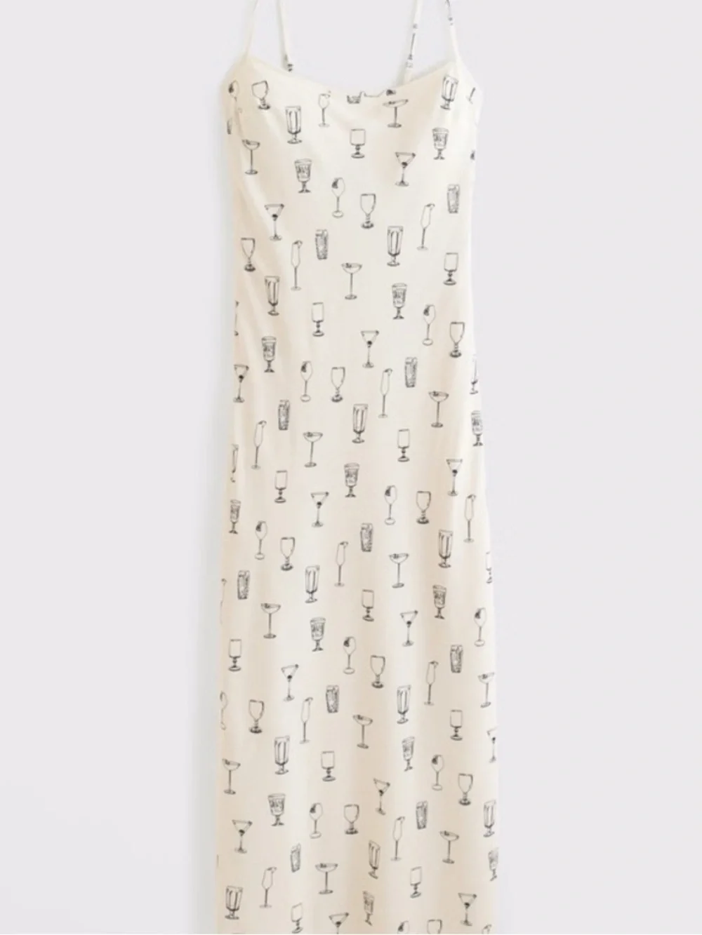 The A&F Julia Slip Maxi Dress Cocktail Pattern Medium ￼